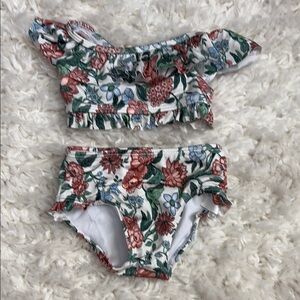 Janie and Jack Floral Bikini Set 50+ SPF